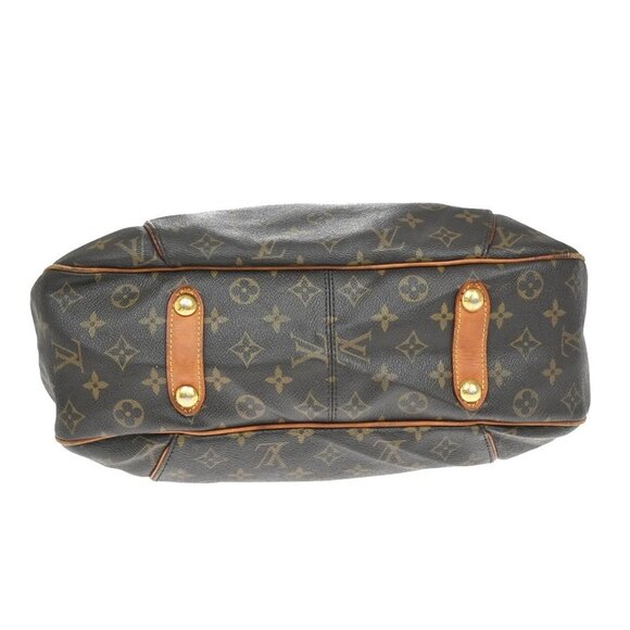 LOUIS VUITTON Galliera PM Shoulder Bag Monogram Leather Brown GD - Picture 5 of 16